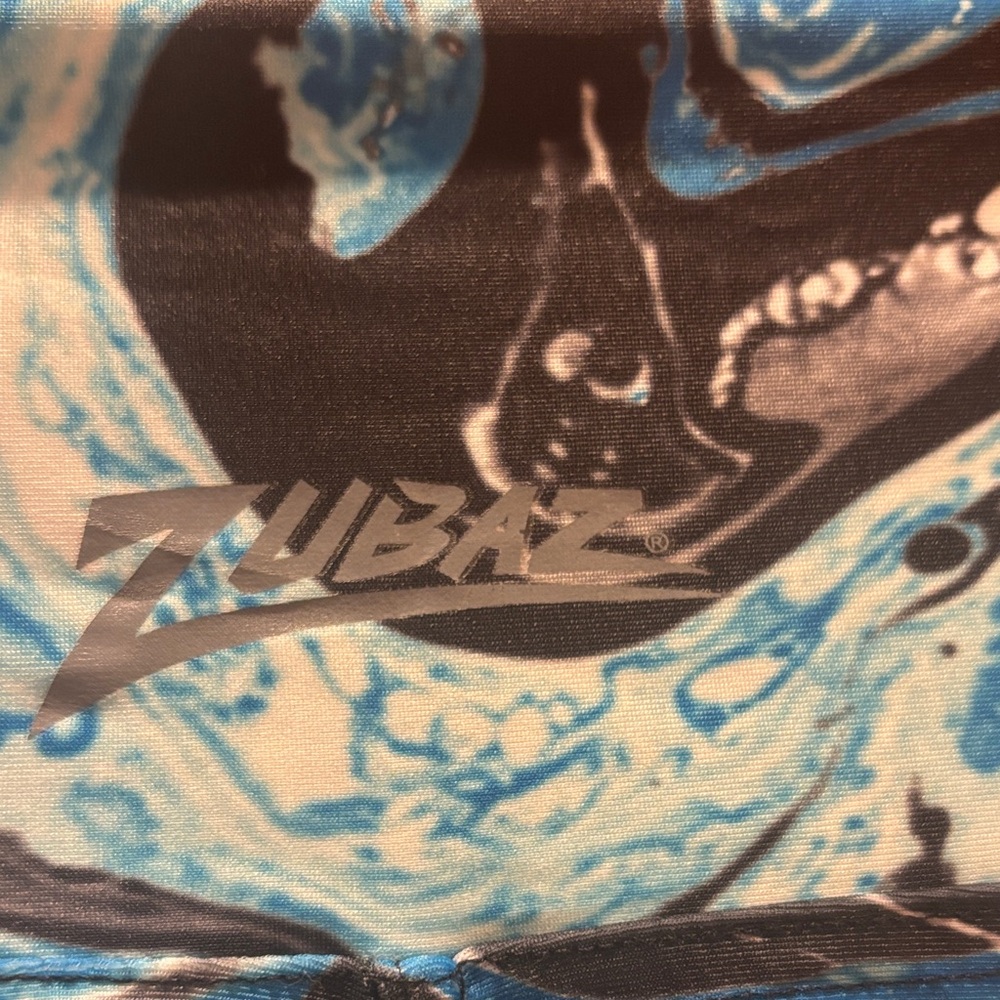 CAROLINA PANTHERS NFL Blue Marble Print Leggings XL - Picture 4 of 5
